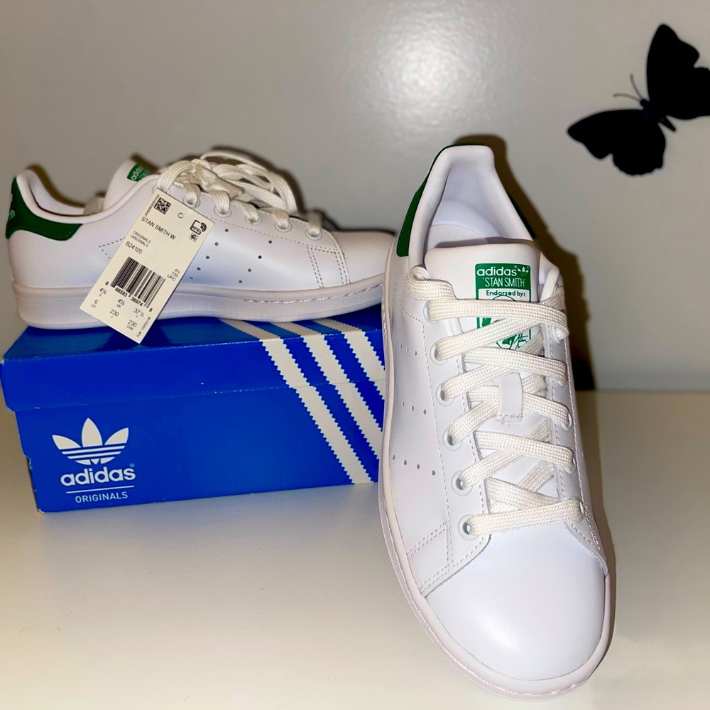 Adidas Stan smith white green (W)